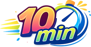 10 min লোগো
